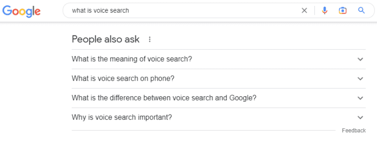 what is voice search